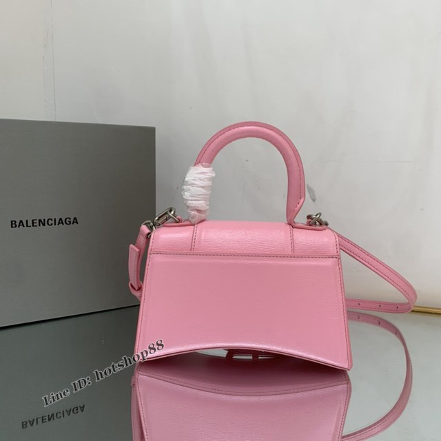 Balenciaga專櫃爆款手搓紋鑽扣xs號手提包 巴黎世家Hourglass沙漏包 fyj1901